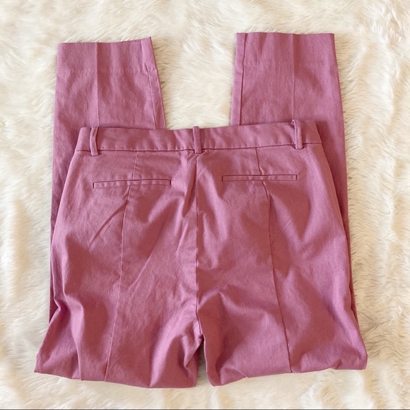 J.Crew Cameron Pink Slim Crop Midrise Chino Pant - Picture 6 of 12